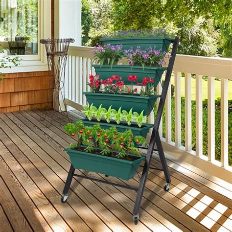 standing metal planter box|free standing planter boxes.